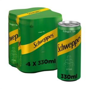 Schweppes Ginger Ale Κουτί 4 Pack 330ml