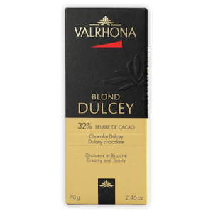Valrhona Σοκολάτα Λευκή Dulcey με 32% Κακάο 70gr