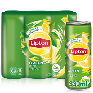 Lipton Ice Tea Πράσινο Τσάι Κουτί 6 Pack 330ml