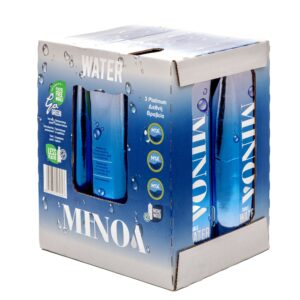 Minoa Εμφιαλωμένο Νερο σε Οικολογική Συσκευασια 12 Tεμ1l